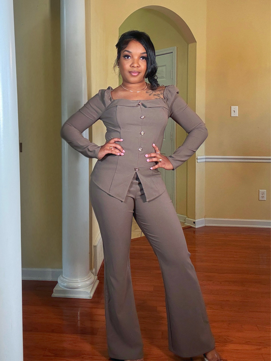 “Yours Truly” Top & Bottoms Set