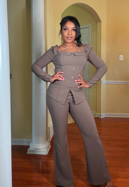 “Yours Truly” Top & Bottoms Set