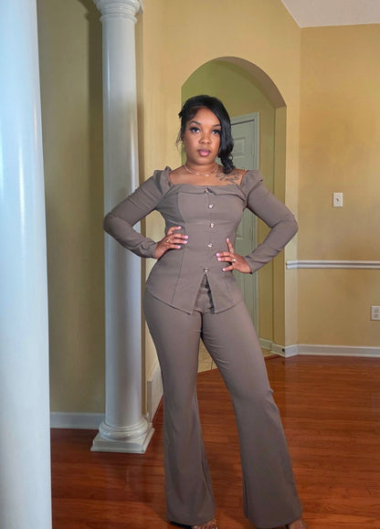 “Yours Truly” Top & Bottoms Set