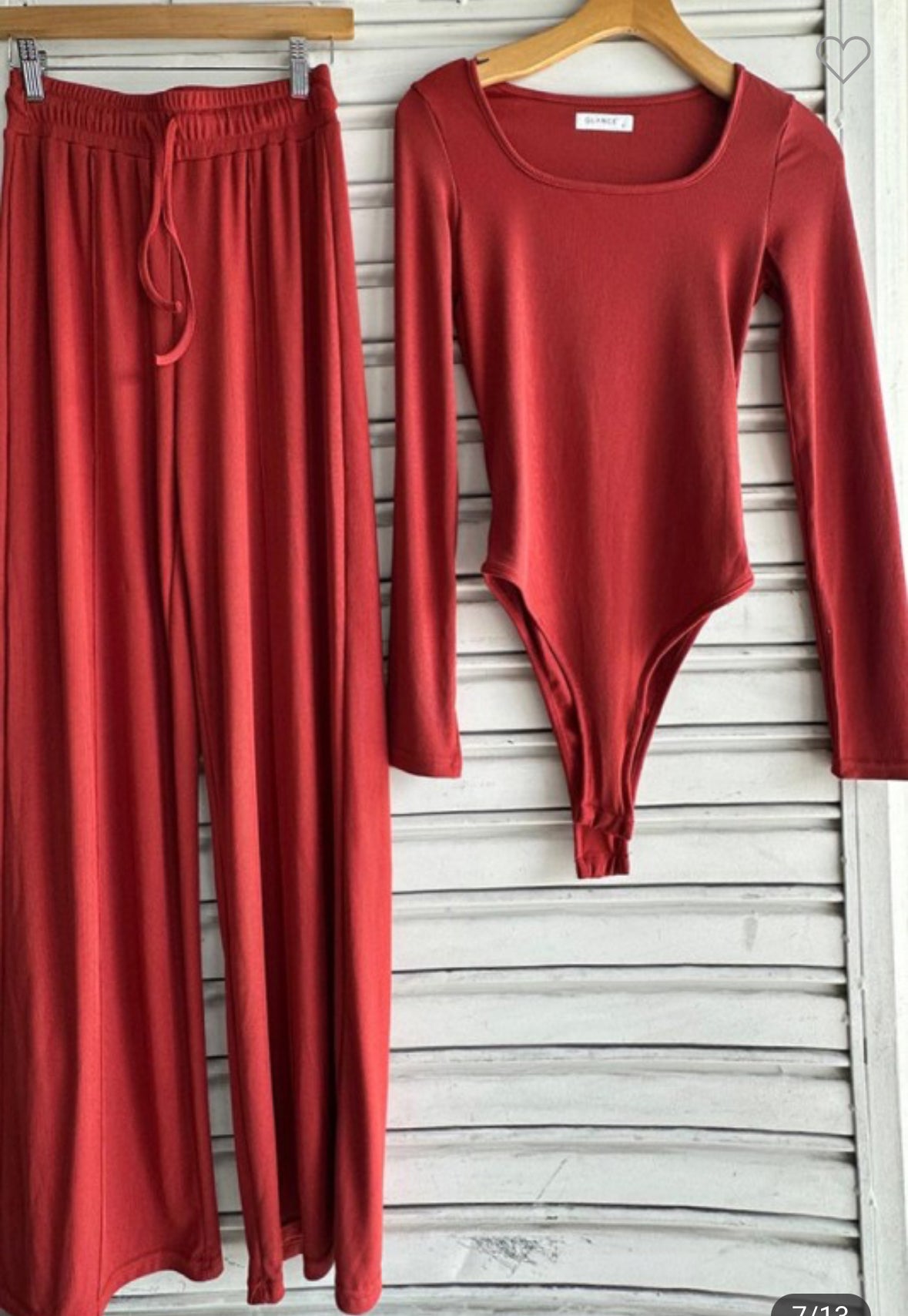 Sienna Two Piece Set (Rust)